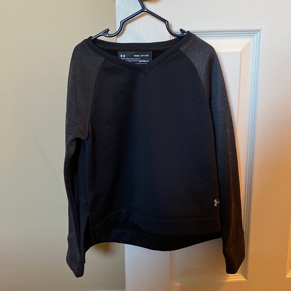 Euc black Under Armour sweat shirt